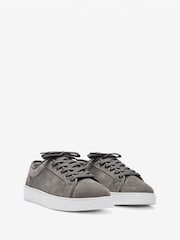CLEENS Grey Suede Eton Trainers - Image 2 of 4