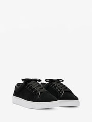 CLEENS Black Suede Eton Trainers - Image 2 of 4