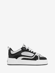 CLEENS Black Essential Skate Trainers - Image 1 of 5