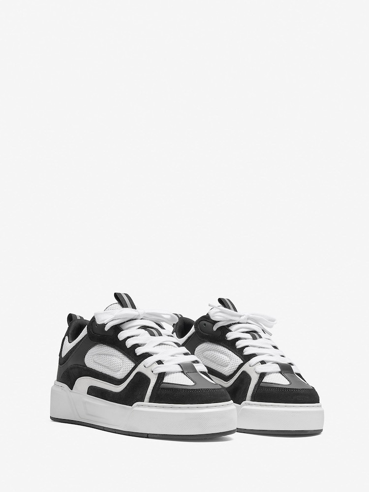 CLEENS Black Essential Skate Trainers - Image 2 of 5 CLEENS Black Essential Skate Trainers - Image 2 of 5