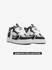 CLEENS Black Essential Skate Trainers - Image 5 of 5