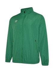 Umbro Green Junior Lightweight Rain Jacket - Image 1 of 4