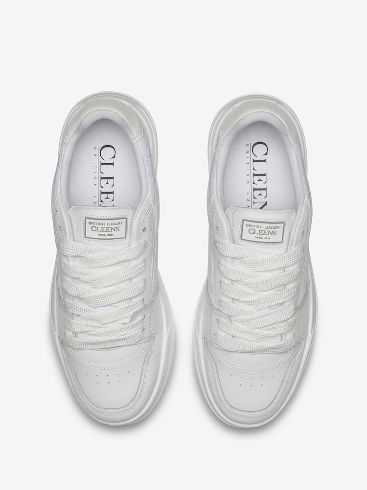 CLEENS White Layup Trainers - Image 4 of 4