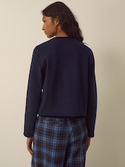 Monsoon Belinda Velvet Bow Cardigan - 4의 이미지 3