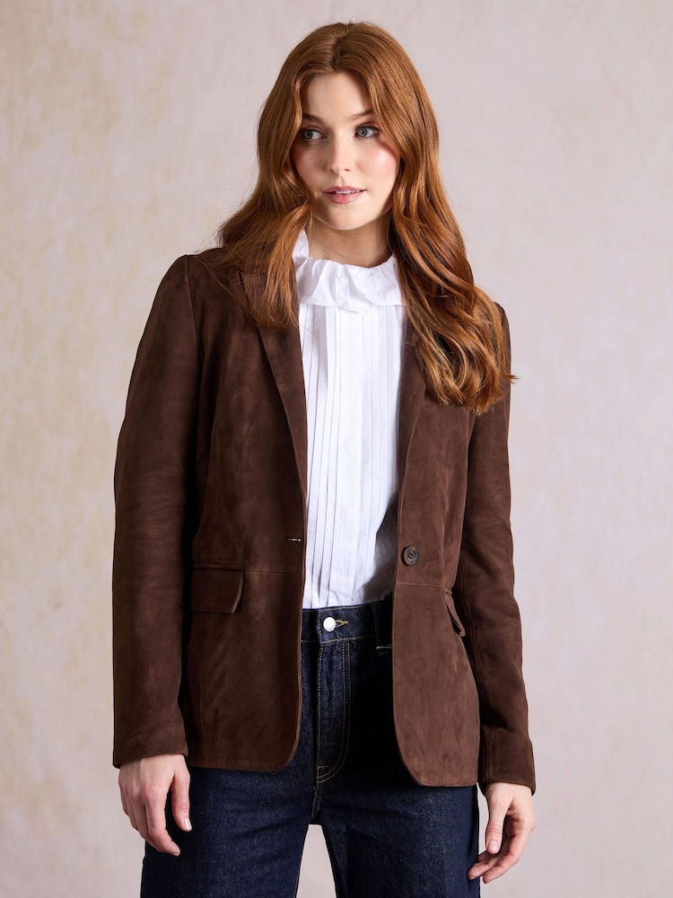Chaqueta tipo blazer de ante color abedul de Lakeland Leather - Imagen 1 de 5 Chaqueta tipo blazer de ante color abedul de Lakeland Leather - Imagen 1 de 5