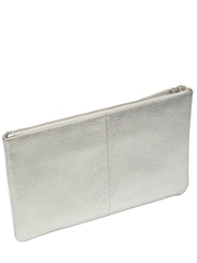 Pure Luxuries London Silver Emalia Leather Clutch Bag - Image 3 of 4