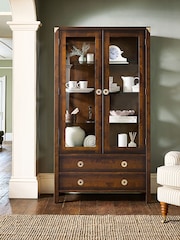 Laura Ashley Dark Chestnut Balmoral 2 Door 2 Drawer Display Unit - Image 2 of 9