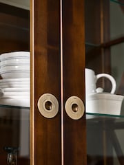 Laura Ashley Dark Chestnut Balmoral 2 Door 2 Drawer Display Unit - Image 4 of 9