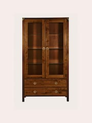 Laura Ashley Dark Chestnut Balmoral 2 Door 2 Drawer Display Unit - Image 7 of 9