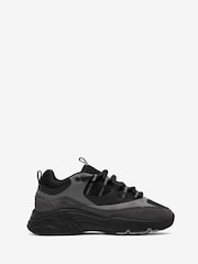 CLEENS Black/Grey Aero Trainers - Image 1 of 4