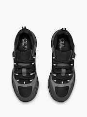 CLEENS Black/Grey Aero Trainers - Image 4 of 4