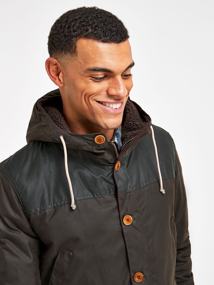 Barbour® Olive Green Game Parka Jacket - Image 3 of 11