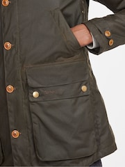 Barbour® Olive Green Game Parka Jacket - Image 5 of 11