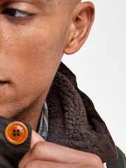 Barbour® Olive Green Game Parka Jacket - Image 8 of 11