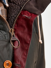 Barbour® Olive Green Game Parka Jacket - Image 9 of 11
