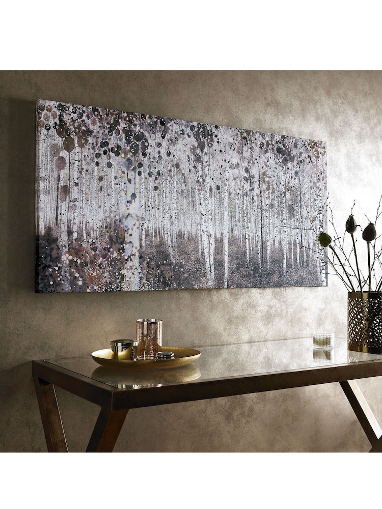 Art For The Home Natural Watercolour Wood Wall Art - Image 1 of 2