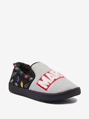 Grey Marvel Cupsole Slippers - Image 3 of 5