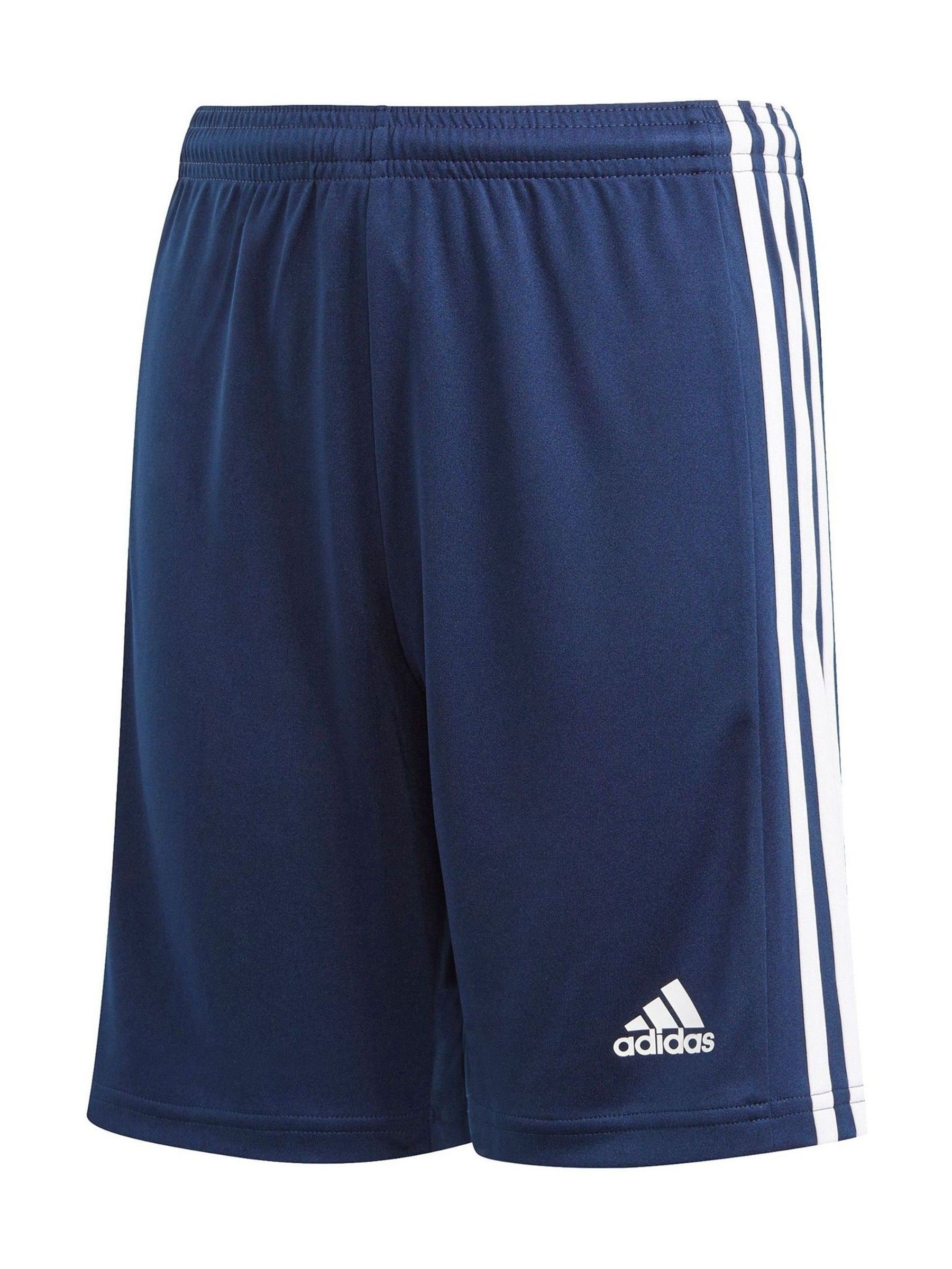 Navy blue adidas soccer shorts on sale