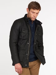 Barbour® Black 100% Cotton Corbridge Wax Jacket - Image 1 of 7