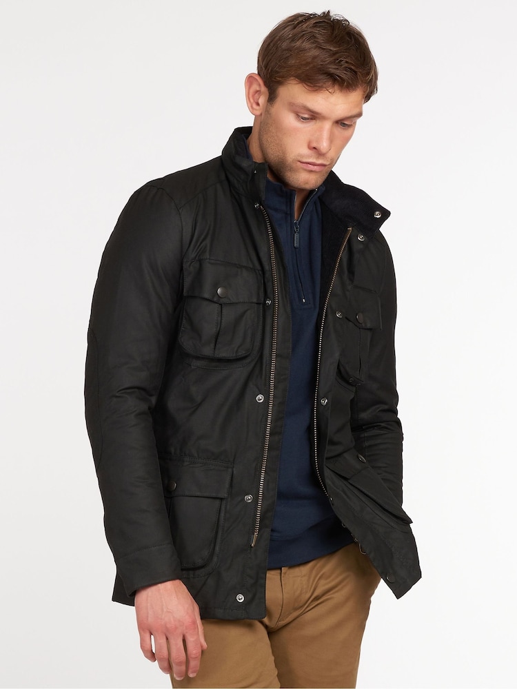 Barbour® Black 100% Cotton Corbridge Wax Jacket - Image 1 of 7