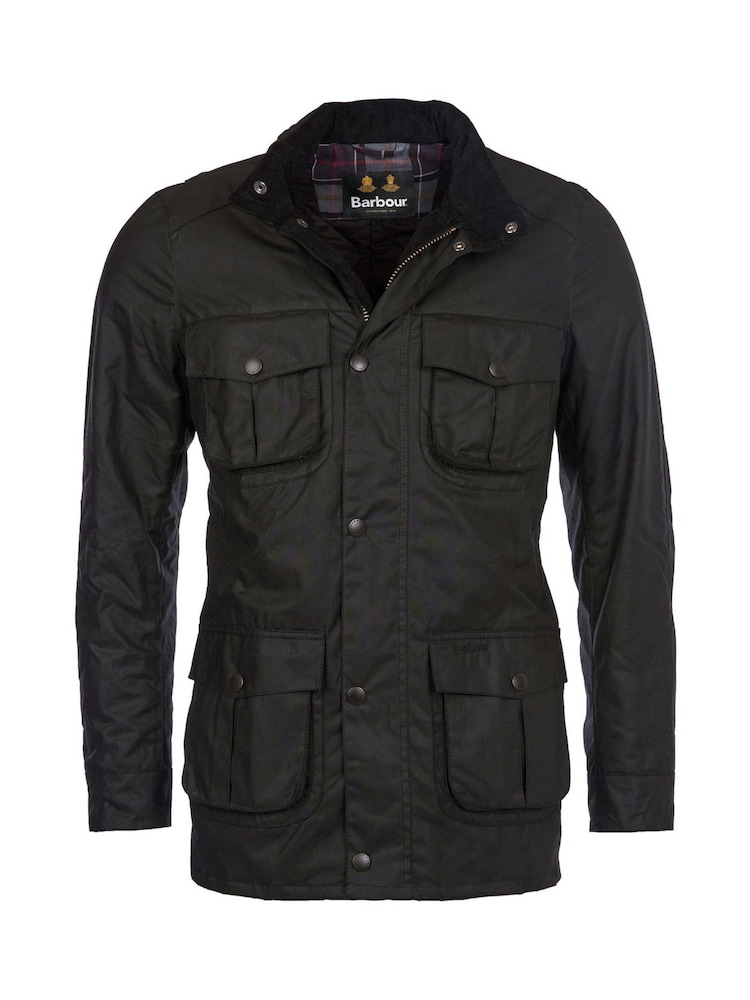 Barbour® Black 100% Cotton Corbridge Wax Jacket - Image 7 of 7