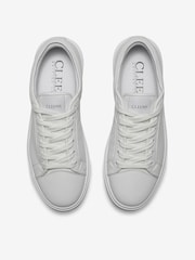 CLEENS White Eton Trainers - Image 5 of 5