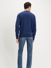 Levi's® Navy Blue New Original 100% Cotton Sweatshirt - Image 2 of 4