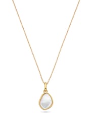 Abbott Lyon Gold Moonstone 18ct Plated Necklace - Image 3 of 4