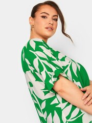 Yours Curve Green Floral Top - Image 4 of 4