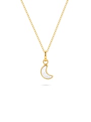 Abbott Lyon 14ct Gold Plated Celestial Skies Crescent Moon Necklace - Image 3 of 5