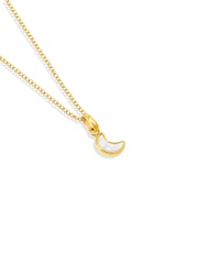 Abbott Lyon 14ct Gold Plated Celestial Skies Crescent Moon Necklace - Image 4 of 5