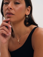 Inicio Gold Polished Puff Heart Pendant - 2суретінің 2 суреті