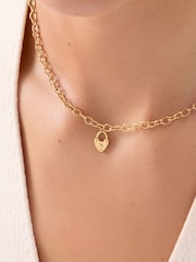 Abbott Lyon Gold Love Locks 14ct Plated Necklace - Image 3 of 4