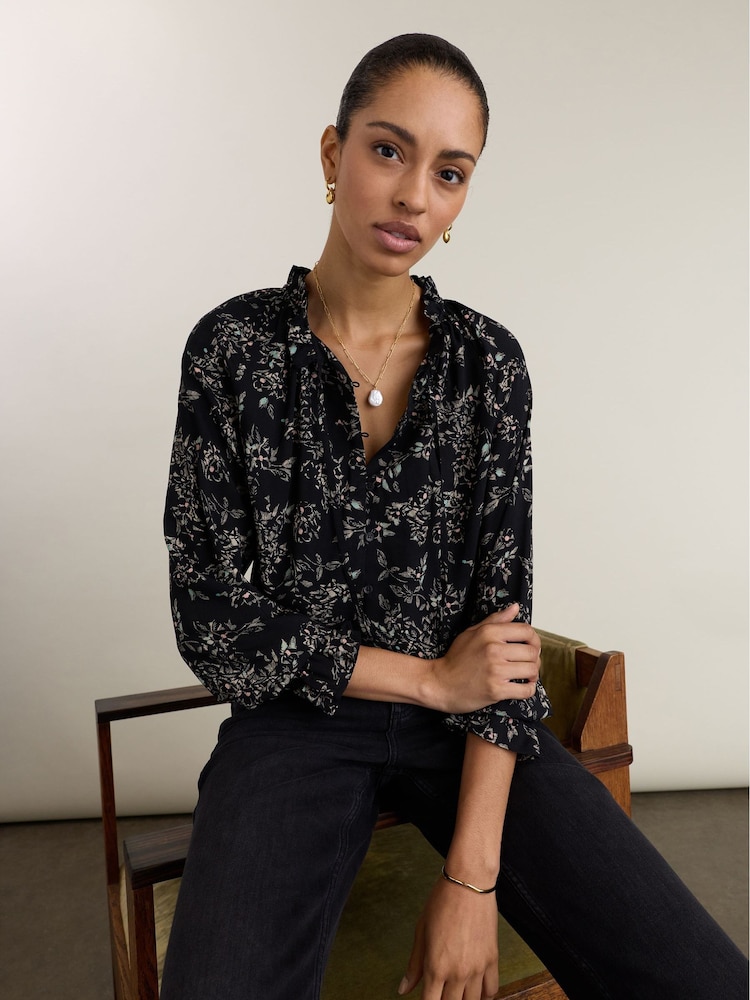 Baukjen Black Jasmine Printed Blouse - Image 1 of 5