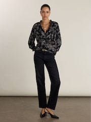 Baukjen Black Jasmine Printed Blouse - Image 2 of 5