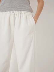 Hush Cream Supersoft Denim Barrel Leg Jeans - Image 4 of 6