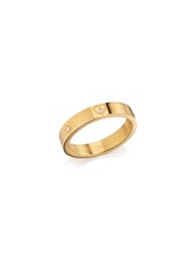 ذهبي - Abbott Lyon Crystal Heart 18ct Plated Ring - Image 2 of 3