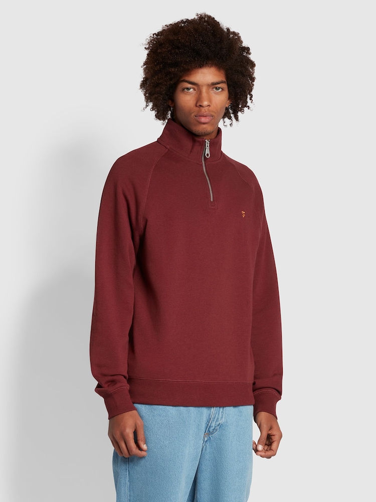 Farah Jim Quarter Zip Sweatshirt - Image 1 of 5