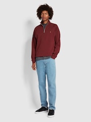 Farah Jim Quarter Zip Sweatshirt - Image 3 of 5