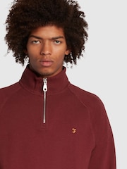 Farah Jim Quarter Zip Sweatshirt - Image 4 of 5