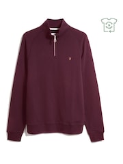 Farah Jim Quarter Zip Sweatshirt - Image 5 of 5