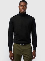 Ted Baker Tailoring Wool Blend Knit Roll Neck Jumper - صورة 1 من 3