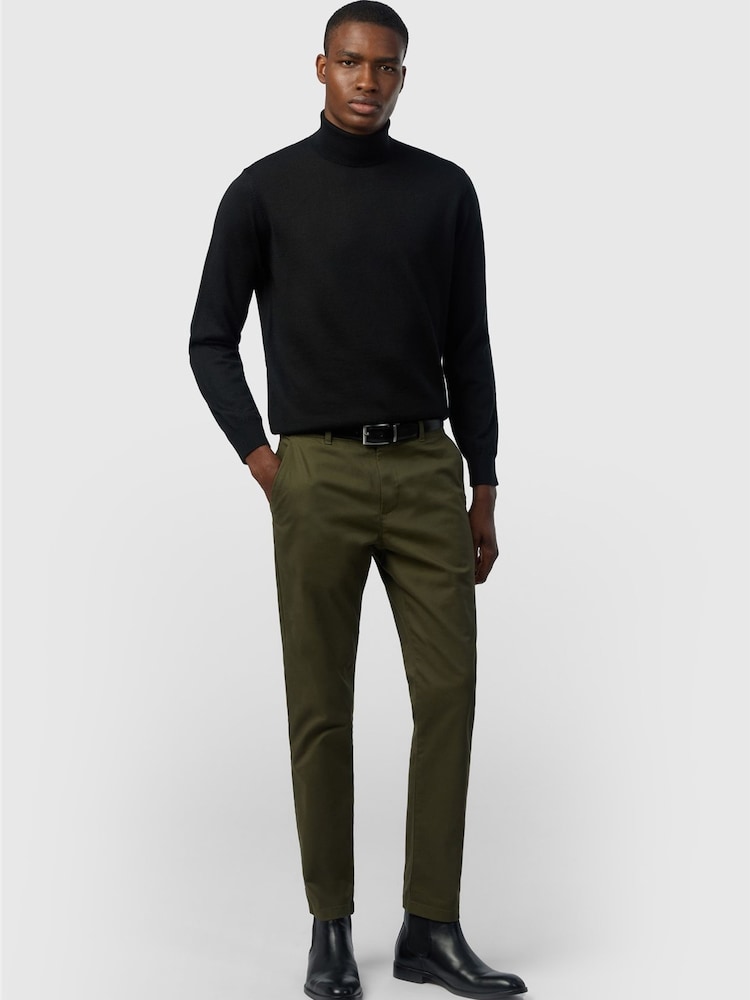 Ted Baker Tailoring Wool Blend Knit Roll Neck Jumper - صورة 2 من 3 Ted Baker Tailoring Wool Blend Knit Roll Neck Jumper - صورة 2 من 3