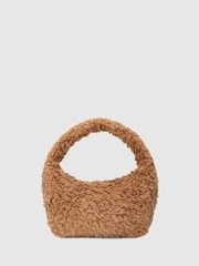 NÚNOO Brown Small Agnes Teddy Camel Bag - Image 2 of 3