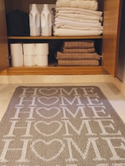 My Mat Stone Utility Home Heart Washable Non Slip Doormat - Image 1 of 2