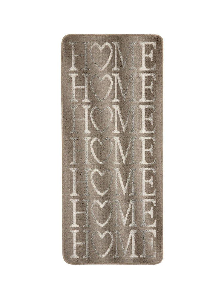 My Mat Stone Utility Home Heart Washable Non Slip Doormat - Image 2 of 2