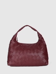 NÚNOO Red Maxi Dandy Braided Bias Mountain Bordeaux Bag - Image 1 of 3