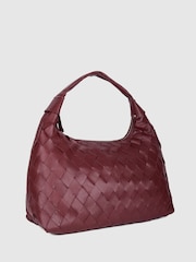 NÚNOO Red Maxi Dandy Braided Bias Mountain Bordeaux Bag - Image 3 of 3