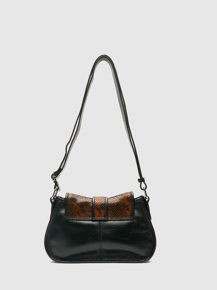 NÚNOO Black Small Maria Jungle Cacao Bag - Image 6 of 6
