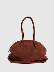 NÚNOO Alina Suede Cacao Bag - صورة 1 من 3